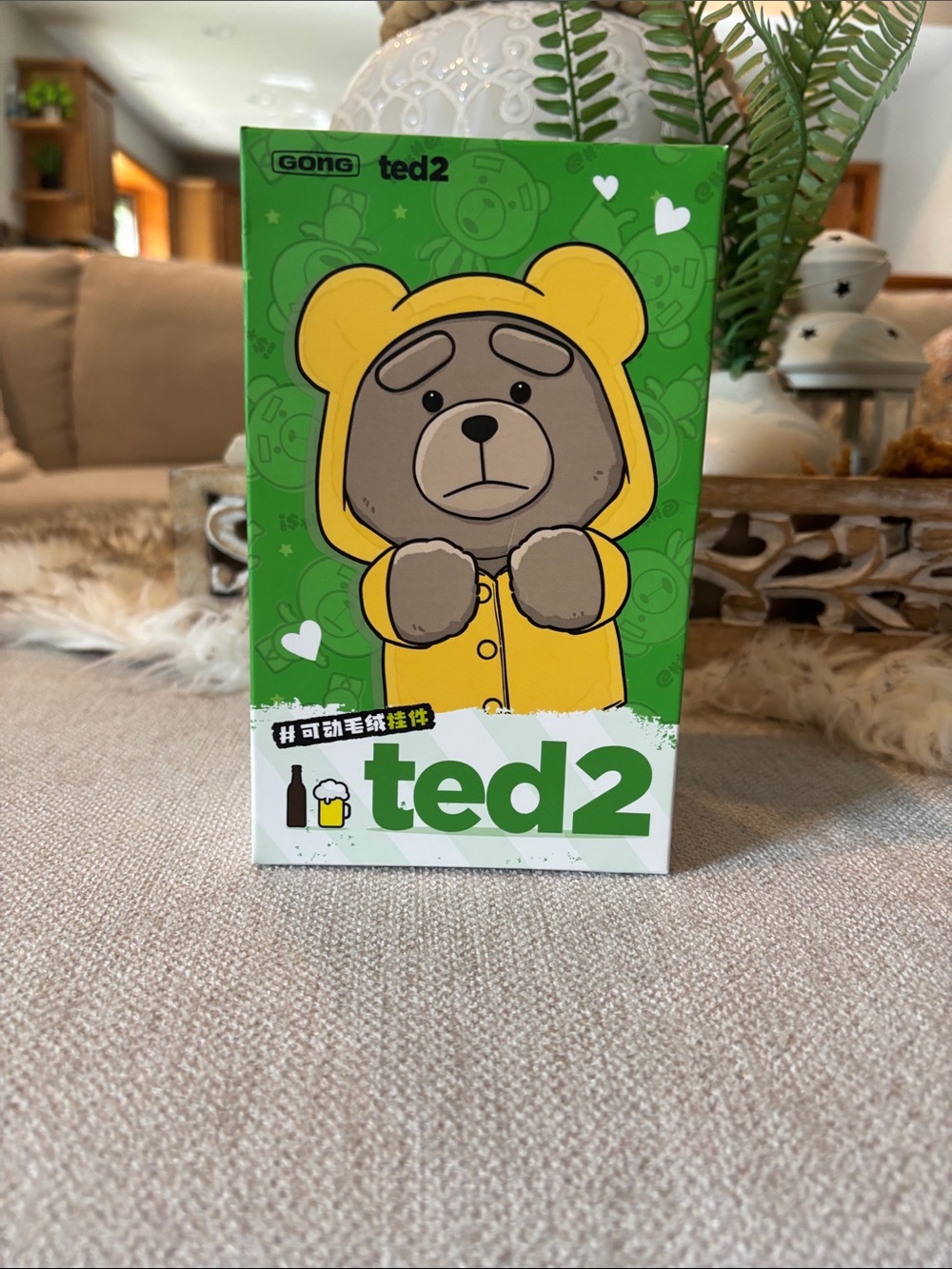 ted2 Plush Bear Toy in Yellow Raincoat - Brand